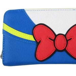 Loungefly Donald Duck Zip-Around Wallet: